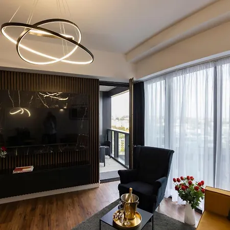 Skyline - Hanza Tower Apartament